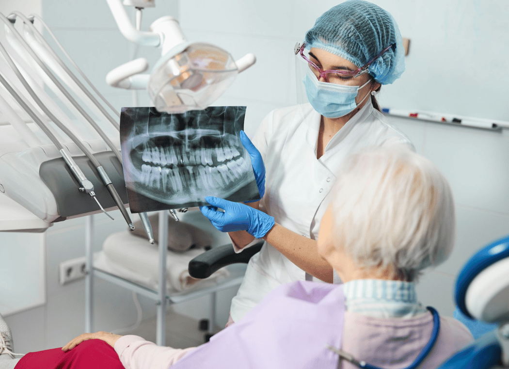 Showing Procedure to patient