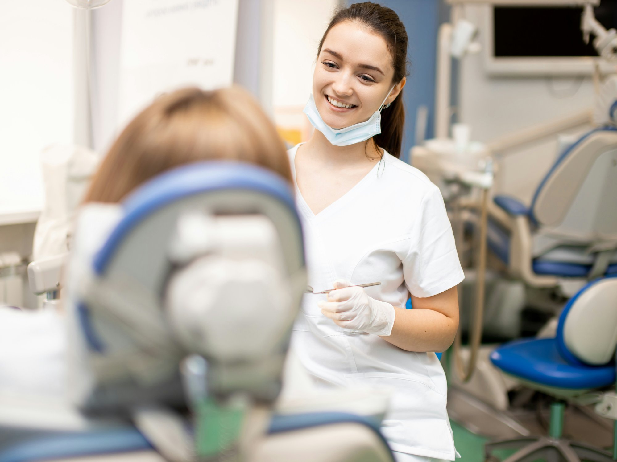 dentist assistant smiling