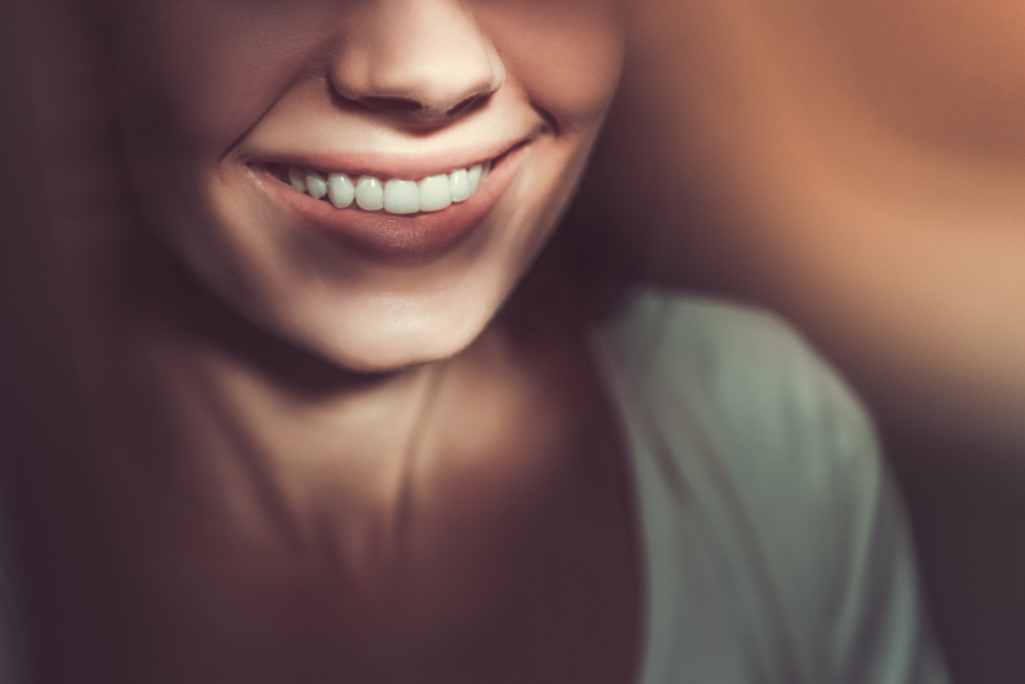 Smiling Woman Oral Surgery Patient in Rhode Island